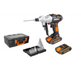 Worx WX176.3 - Taladro Atornillador doble cabezal Switchdriver 20V 2.0Ah (2 bat)